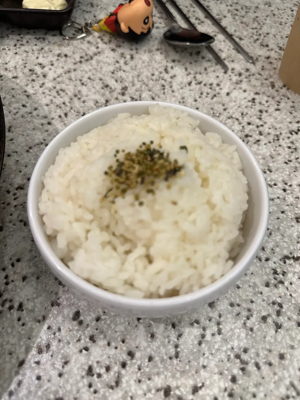 Rice and soybean paste stew rounding out the meal