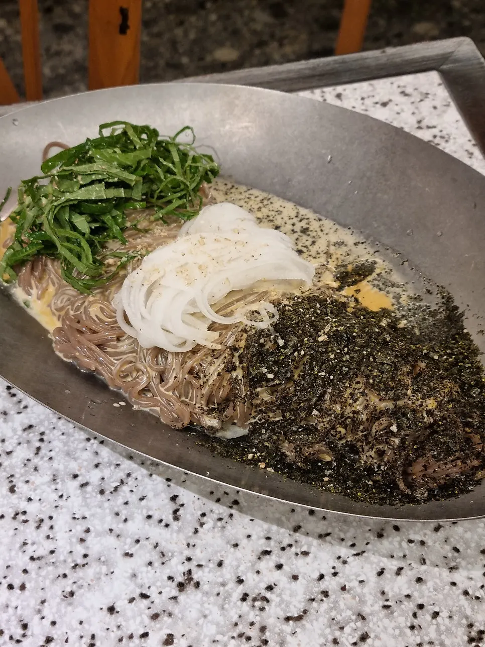 감자에 싸 먹는 양념갈비 삼겹살