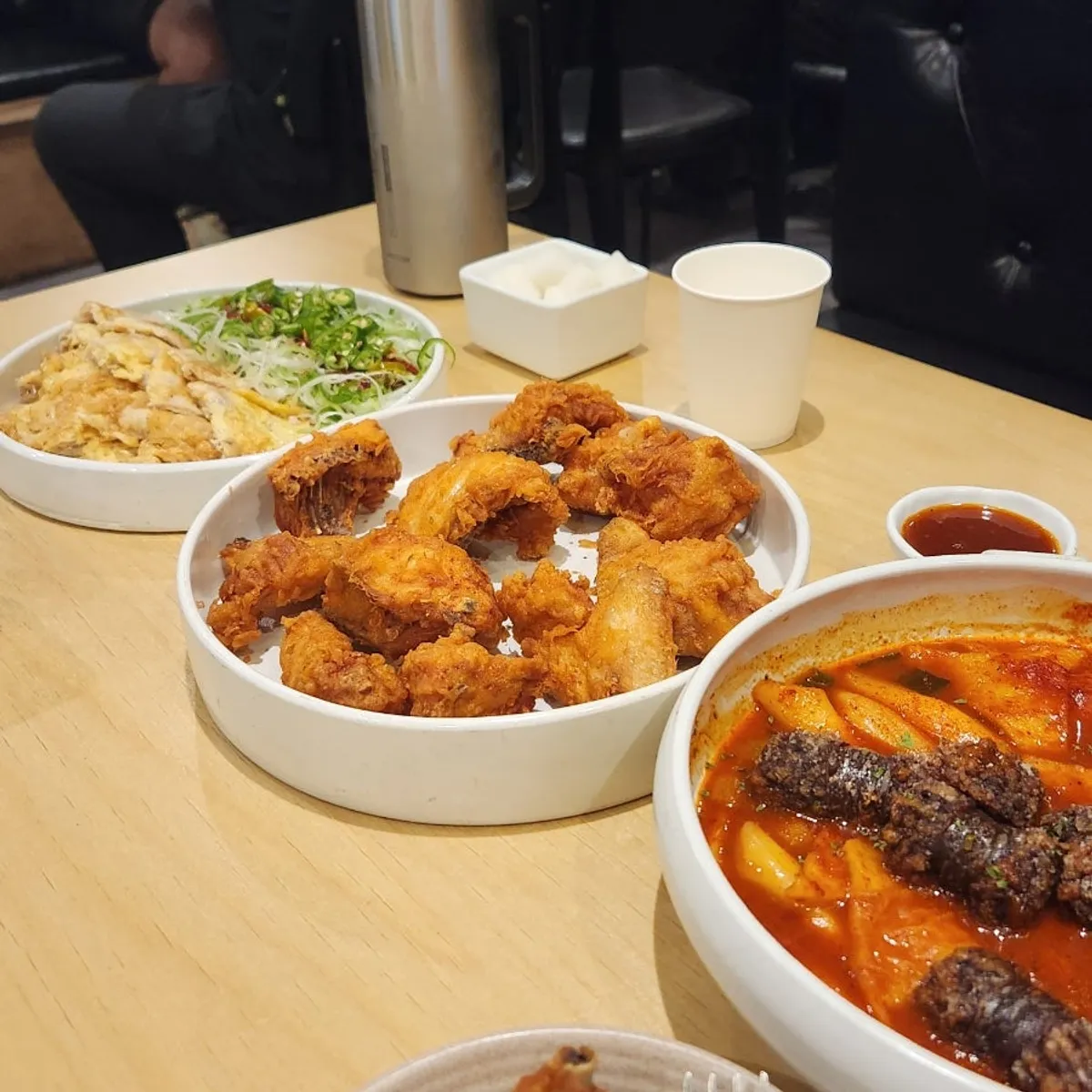 Full spread of the Gorae Byeoljang Set on the table