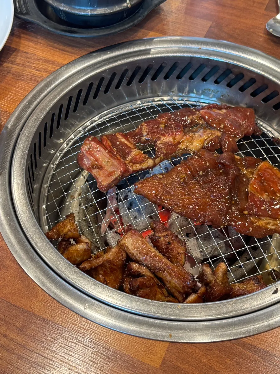 Perfectly grilled pork ribs