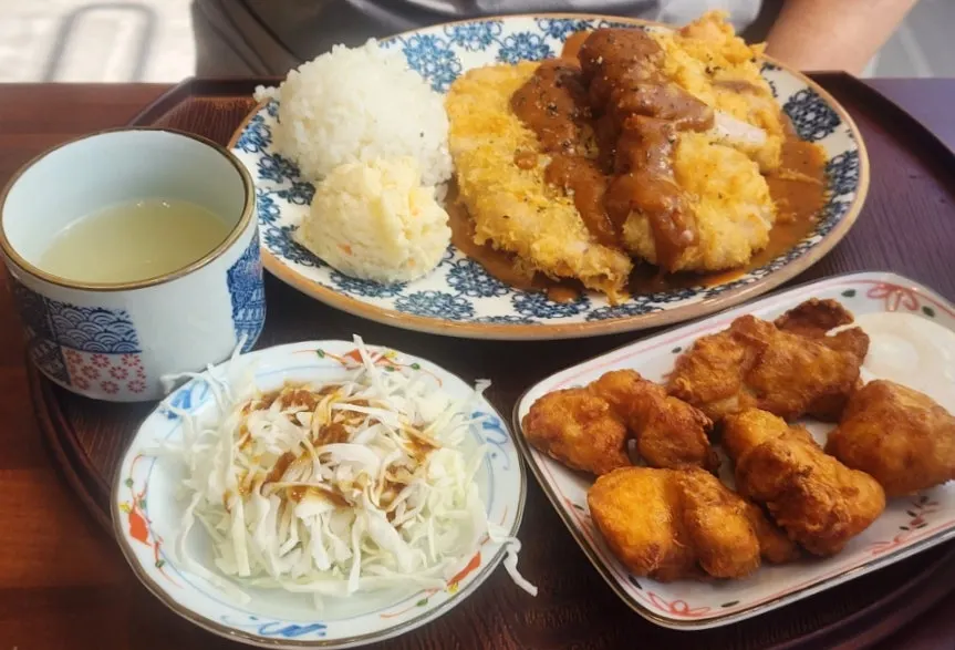 Toowoomba demi-glace tonkatsu drizzled with cream sauce