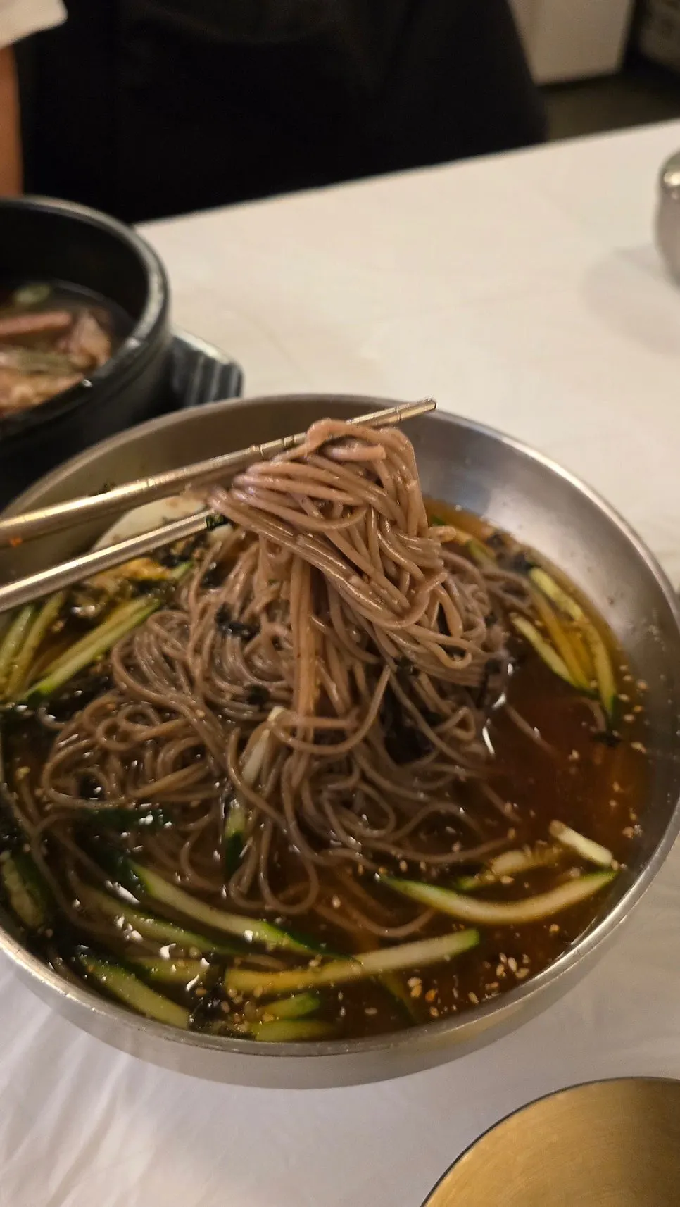 Mul-makguksu and bossam set for one