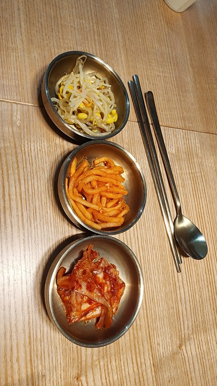 밥장인 기본 반찬 세 가지