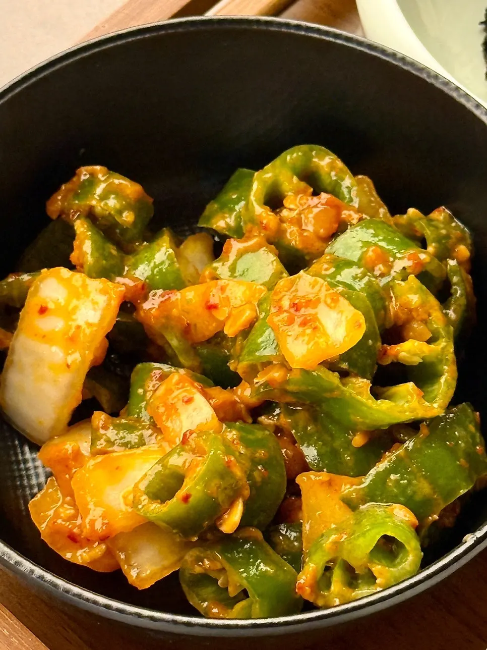 Refillable banchan at Haenon Miyeok