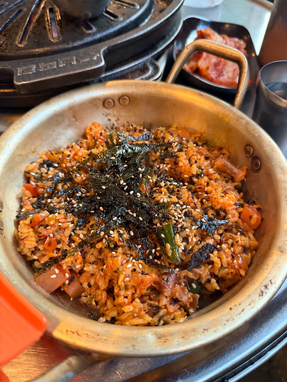 Black pork saeng-galbi enjoyed three ways