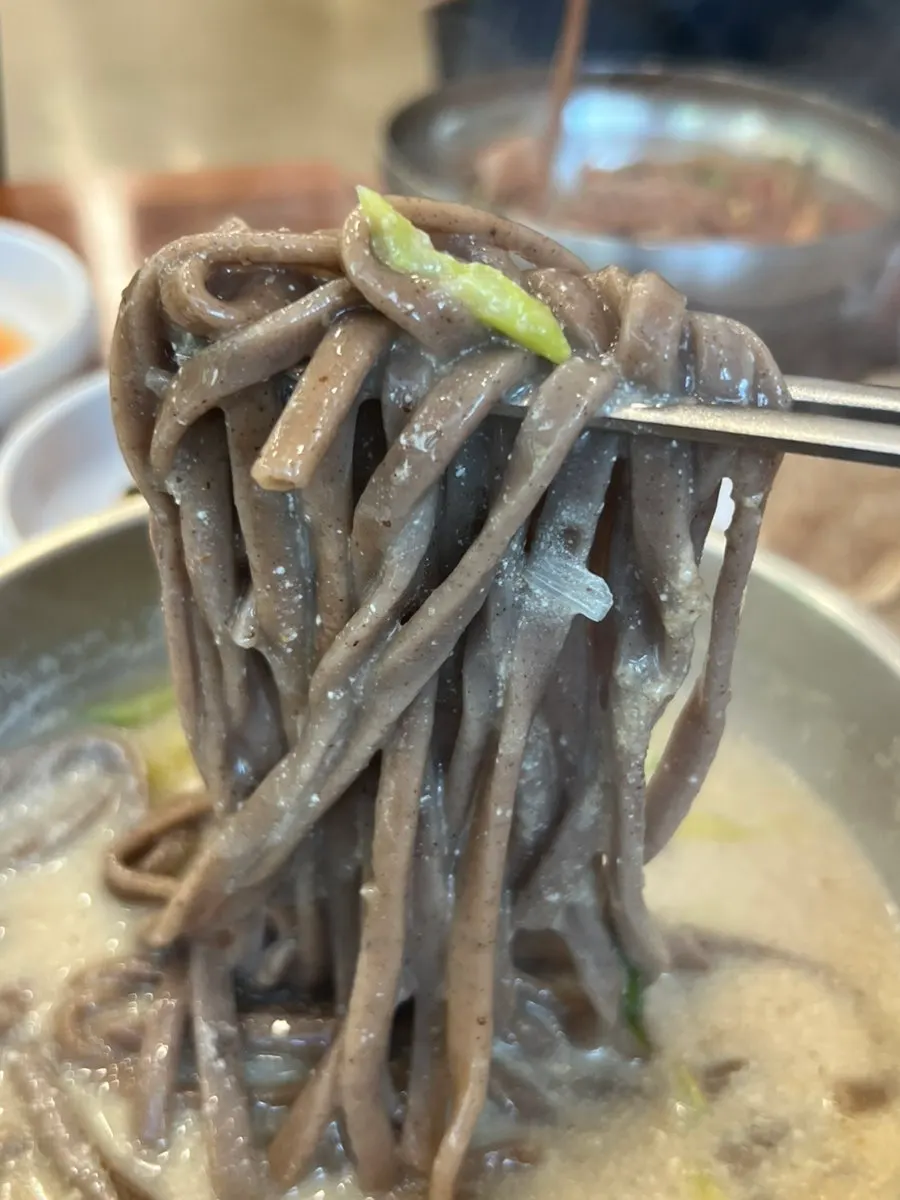 Rolled buckwheat pancake