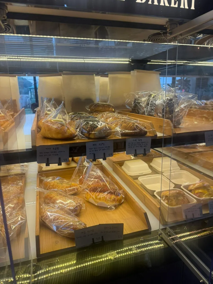 Ciabatta and other plain breads on display at Pine Terrace