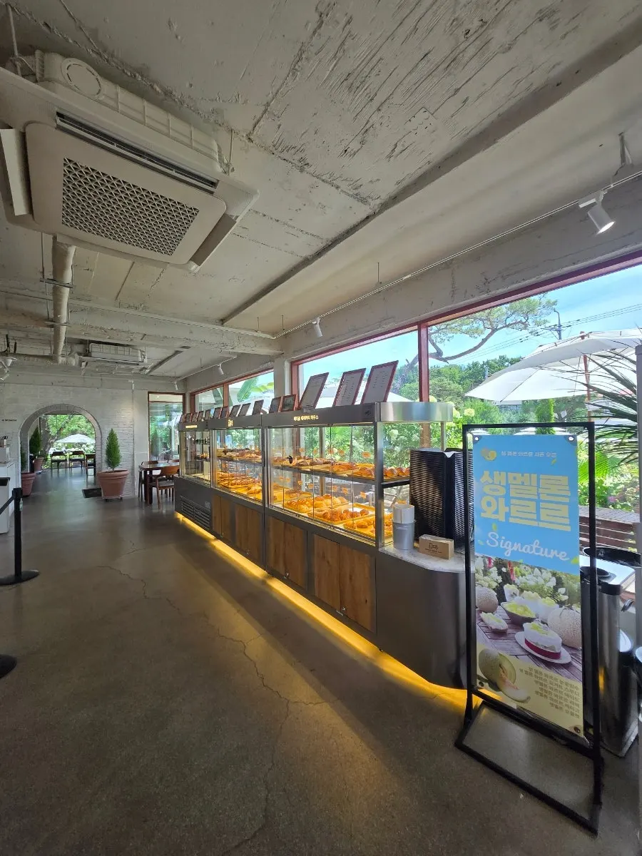 Path leading to the café entrance