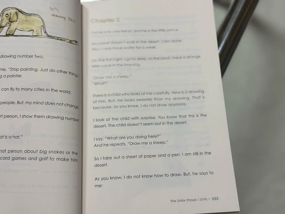 같은 내용을 반복하는 단계별 영어원서 구성