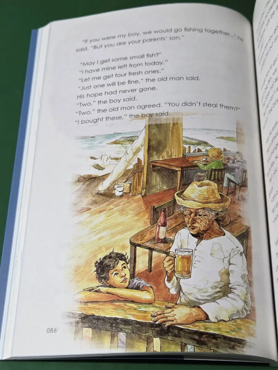 Dangye English The Old Man and the Sea for middle and high school English readers