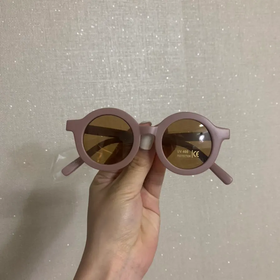 라벤더 색상 아동 선글라스