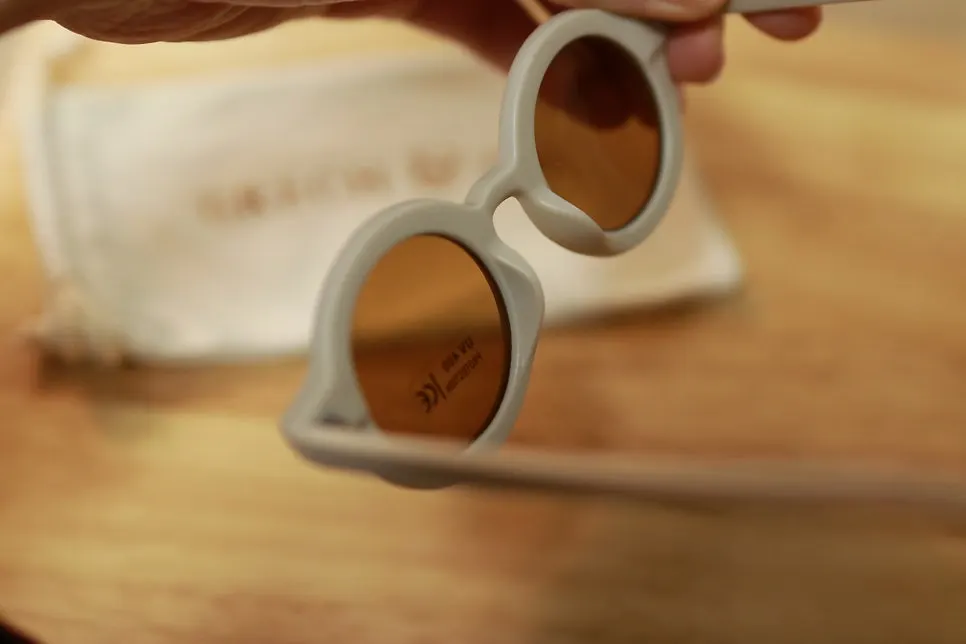 Recycled plastic sunglasses frame