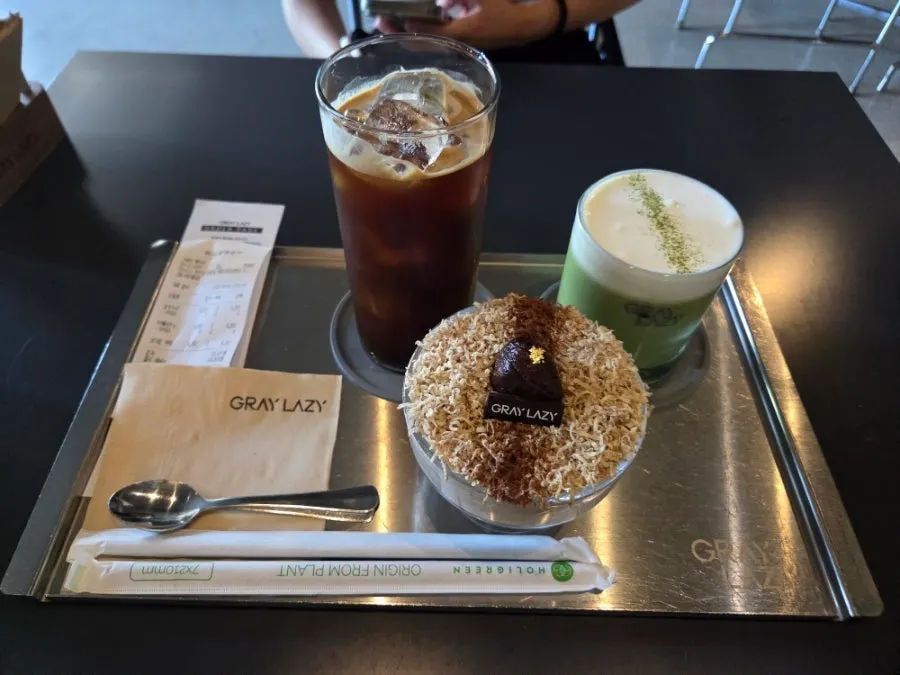메뉴와 수량을 적은 주문서