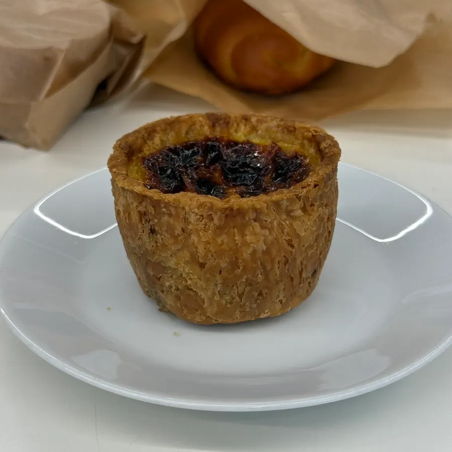 Grid bakery items brought home