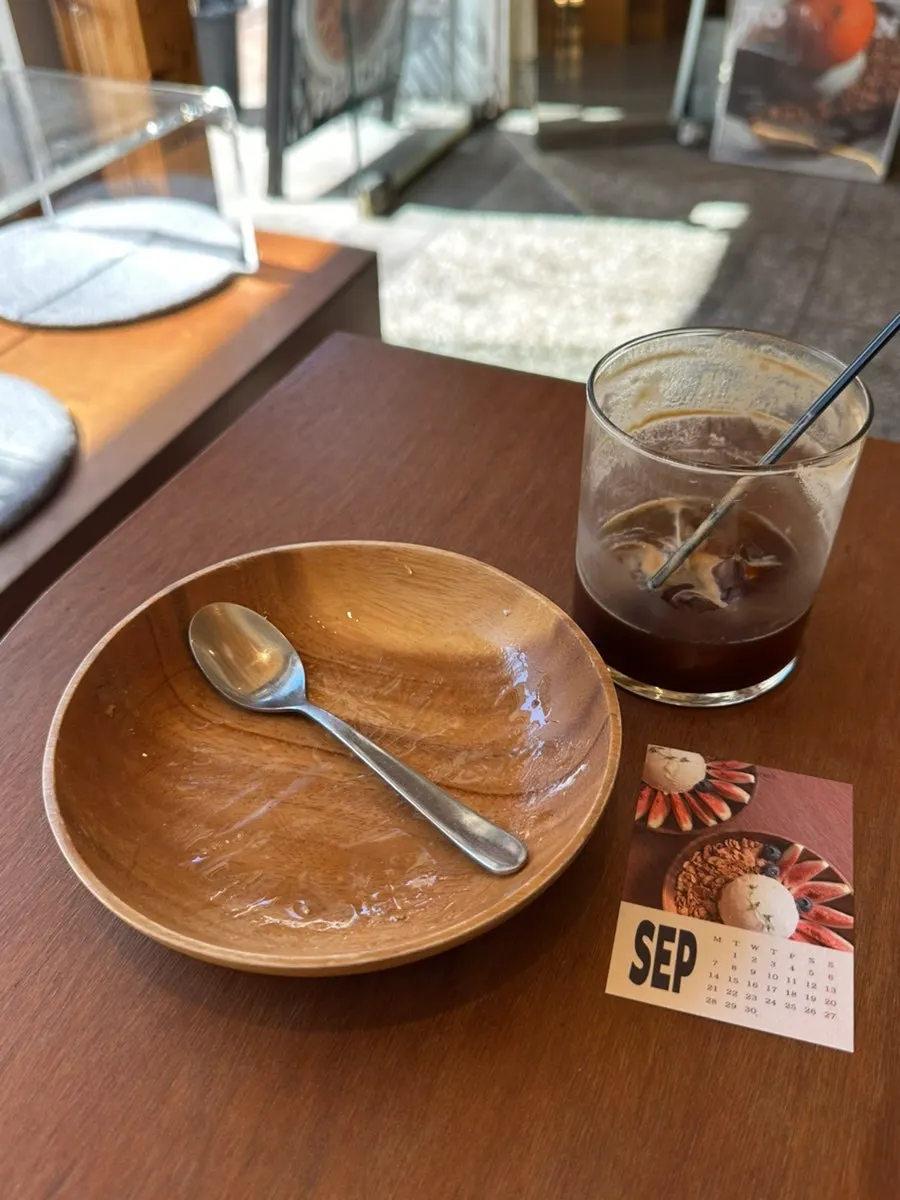 Greek yogurt bowl enjoyed with coffee