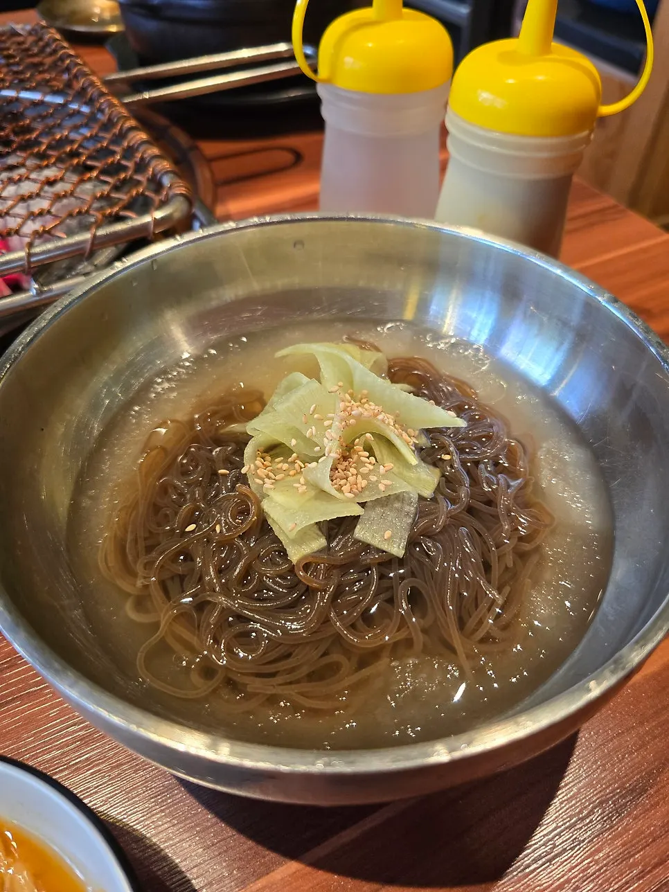 A bowl of dessert water-based cold noodles