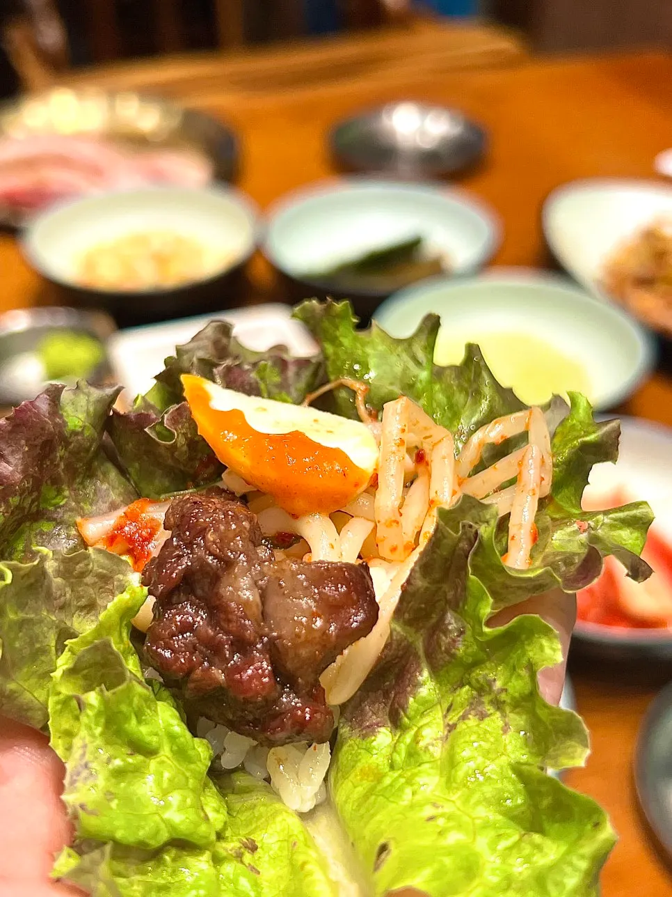 노릇하게 구워진 의성마늘 소갈비