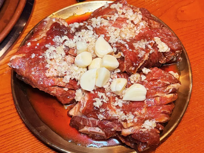 진짜 돼지갈비 300g 리뷰 이벤트 안내