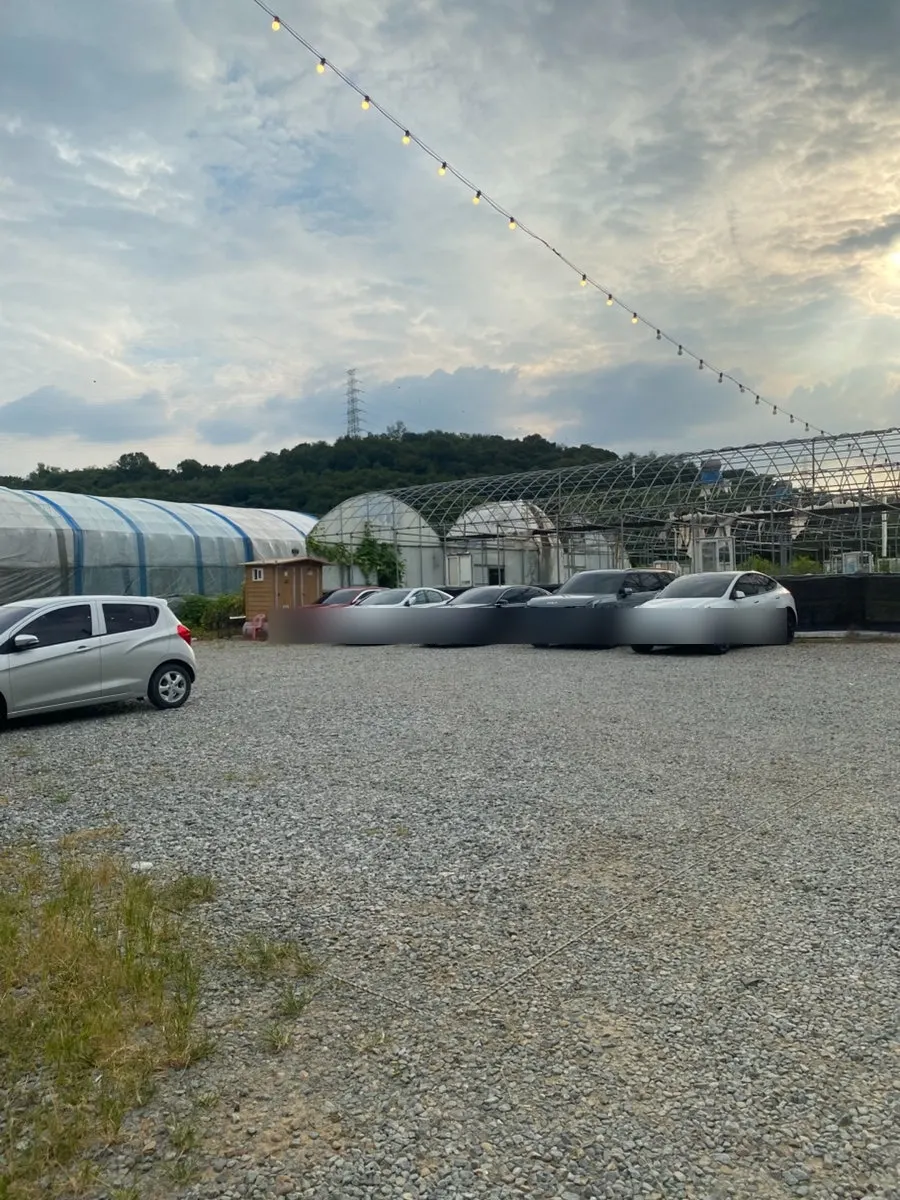Grill Duck店舗前の駐車スペース