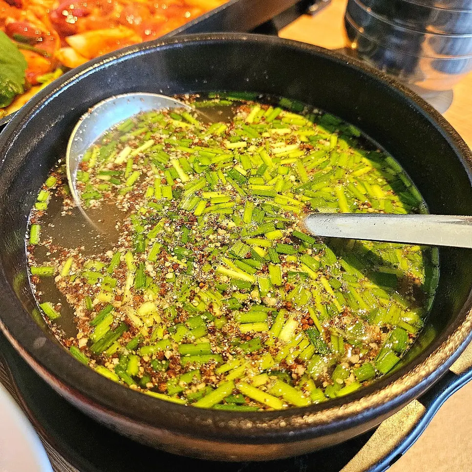 Duck dish being prepared at Grill Duck Hangari Barbecue