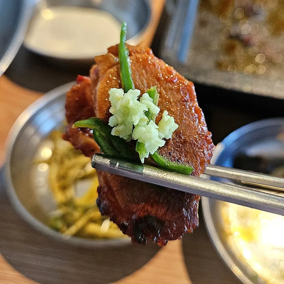Finished marinated duck coated in thickened sauce