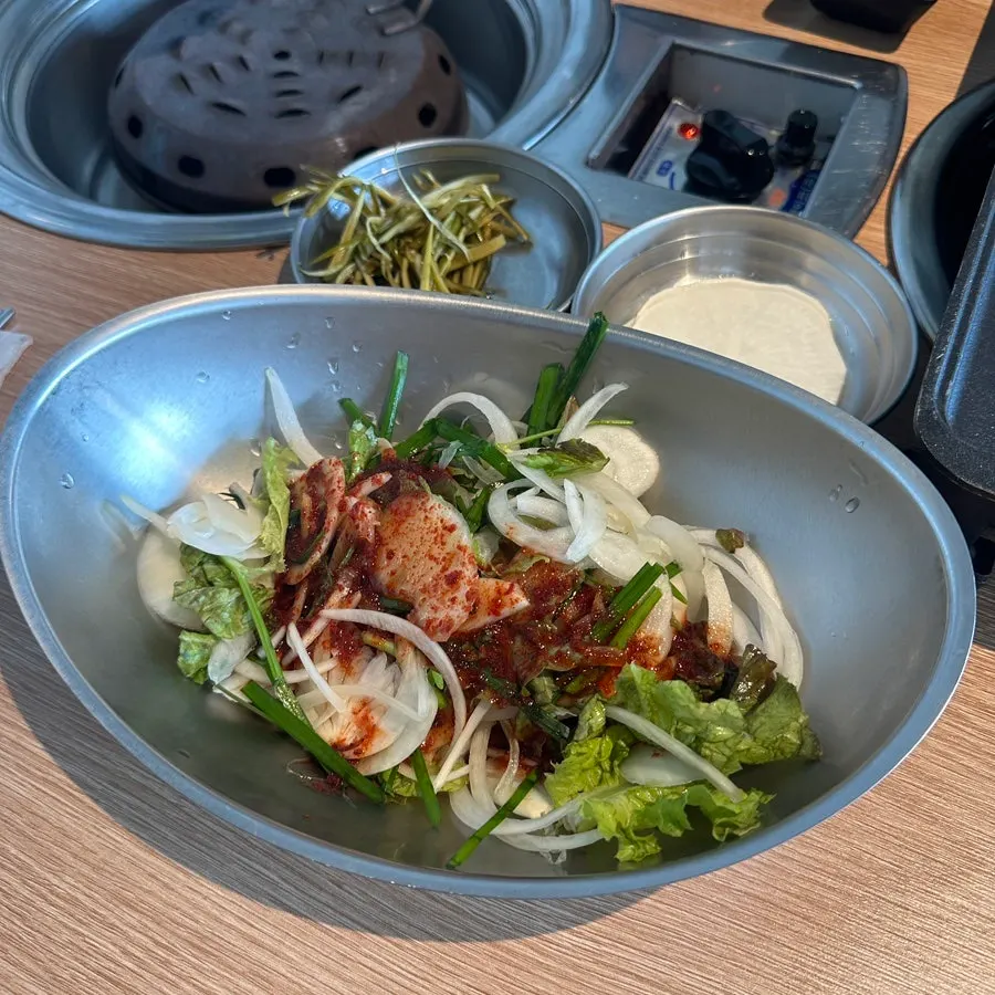 Complimentary perilla-seed duck soup