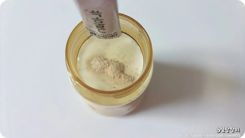 Toddler Cal-Mag-D added to a milk snack