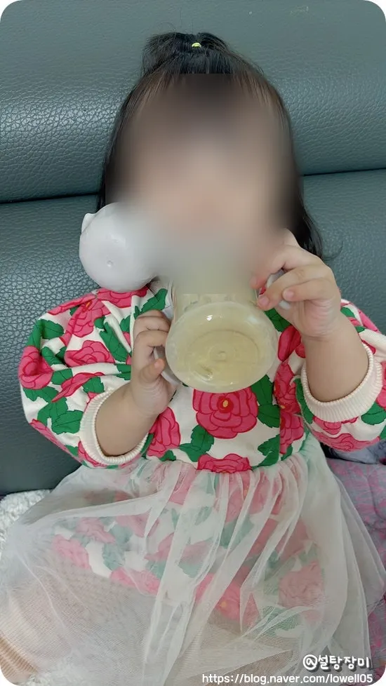 保育園帰りの牛乳おやつの準備