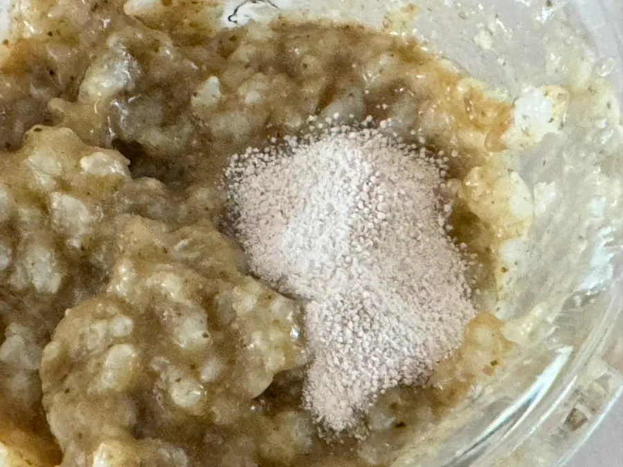 Photo of morning weaning food and supplements prepared in advance