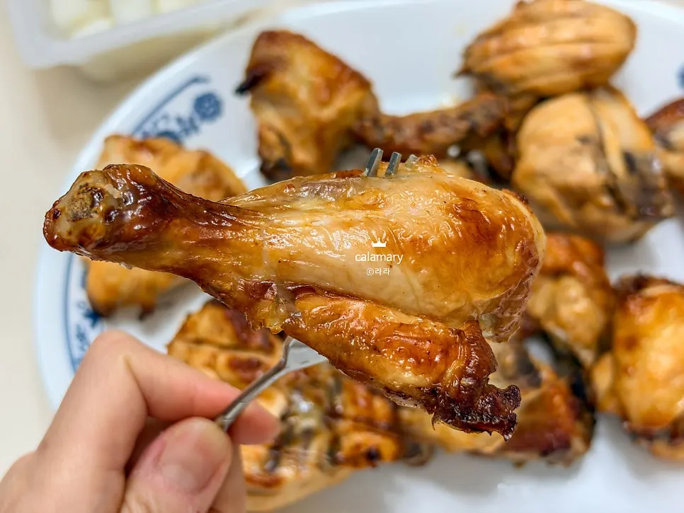身がしっとりしたクッネオリジナルチキンの断面