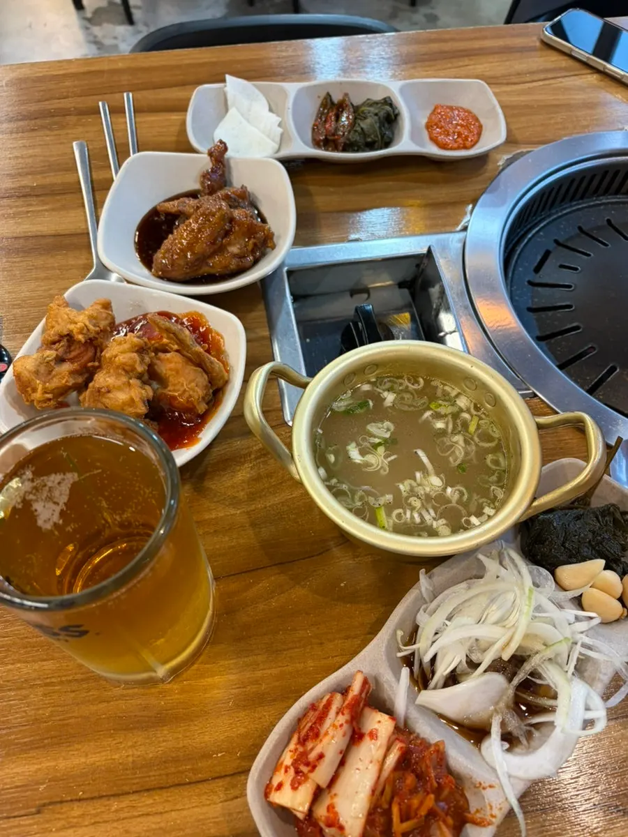 A bowl of soup tteokbokki
