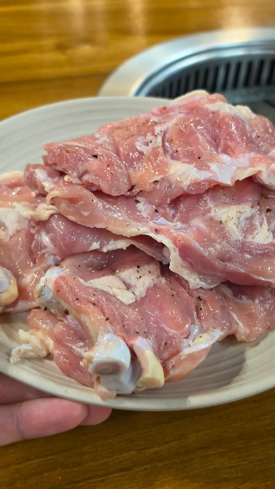 닭갈비와 치킨 무한리필 구성