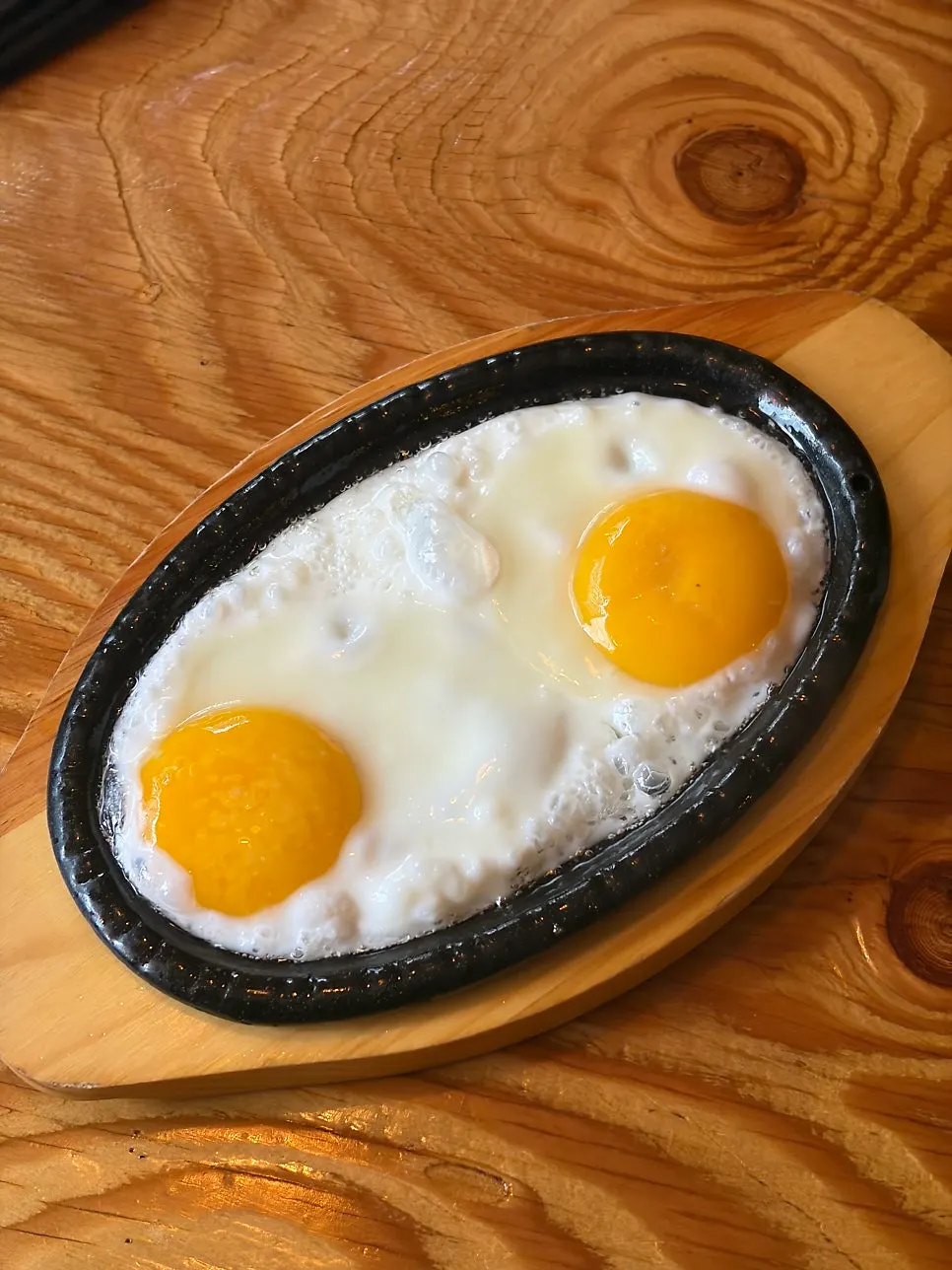 메인 전에 먼저 나온 계란후라이