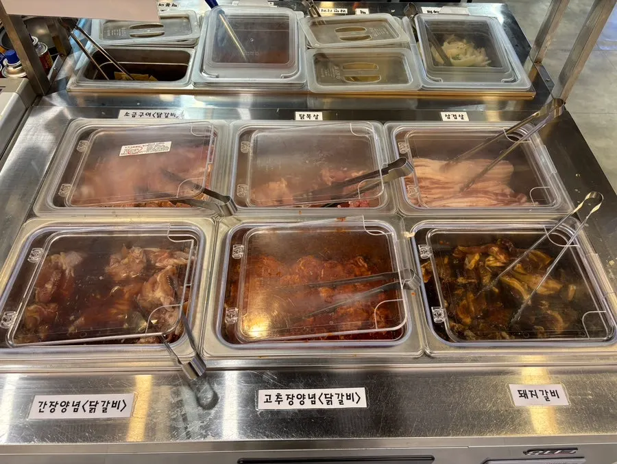 Self-serve meat display case