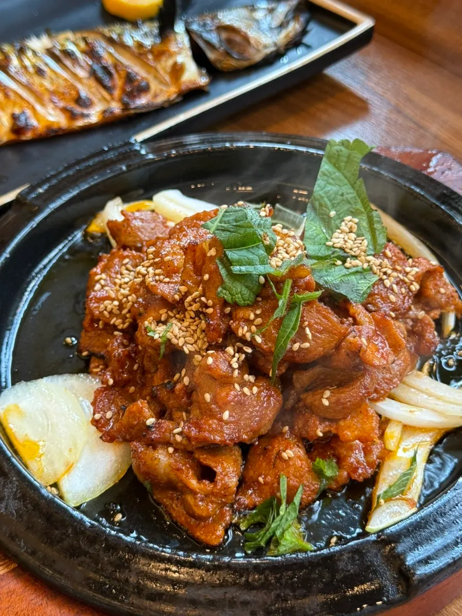 Spicy fire-grilled gochujang bulgogi with smoky char