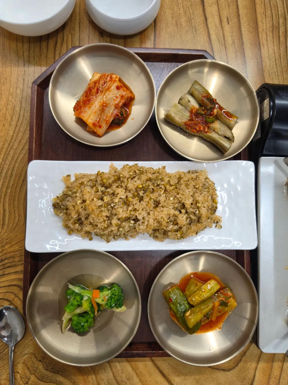 구일백숙 행주산성점 황칠오리백숙 상차림