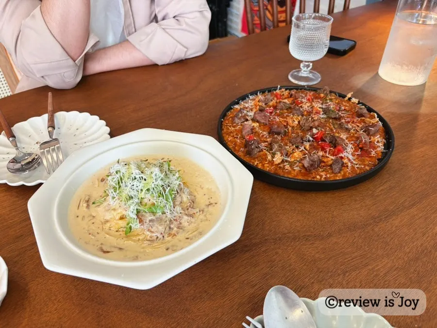 Ordered dishes at Haedeun