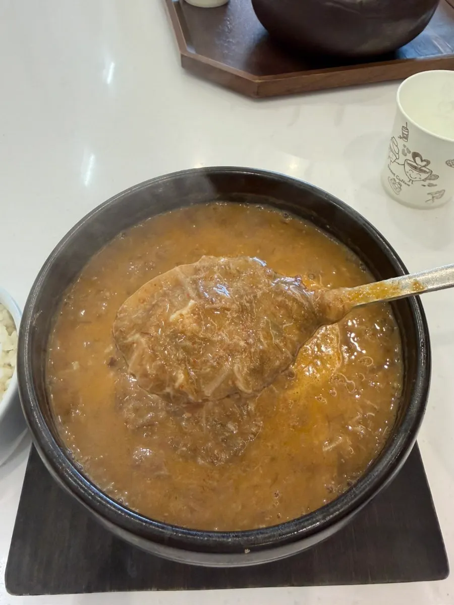 Ammbong sundae gukbap and Jeju-style bracken gukbap