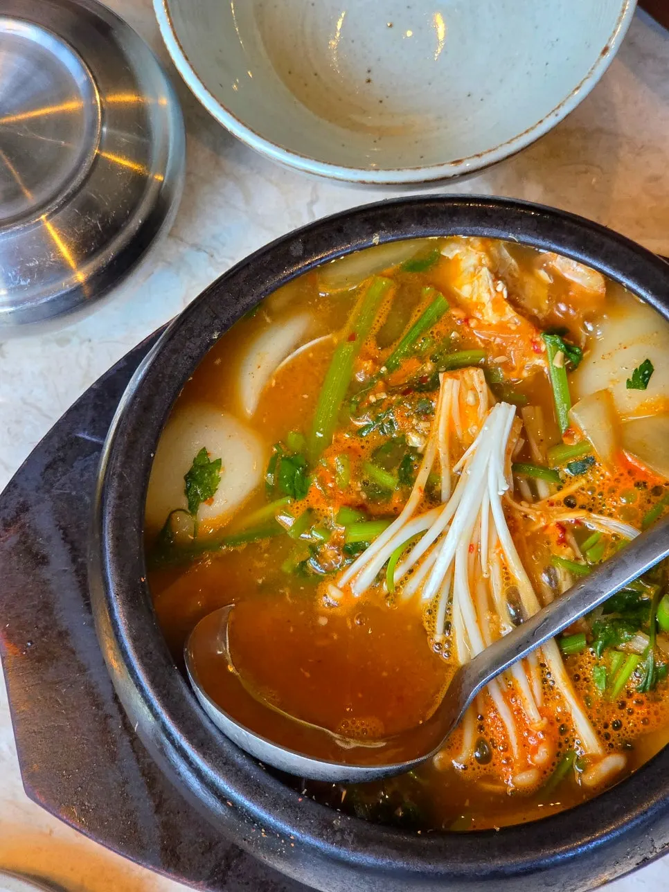 꽃게 해물 된장찌개 한 냄비