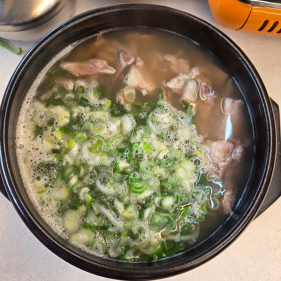 Special sundaeguk with clear broth