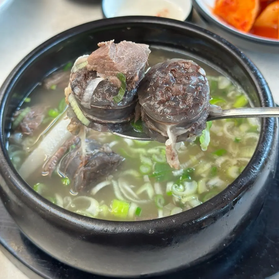국물이 맑은 국담순대국 순대국