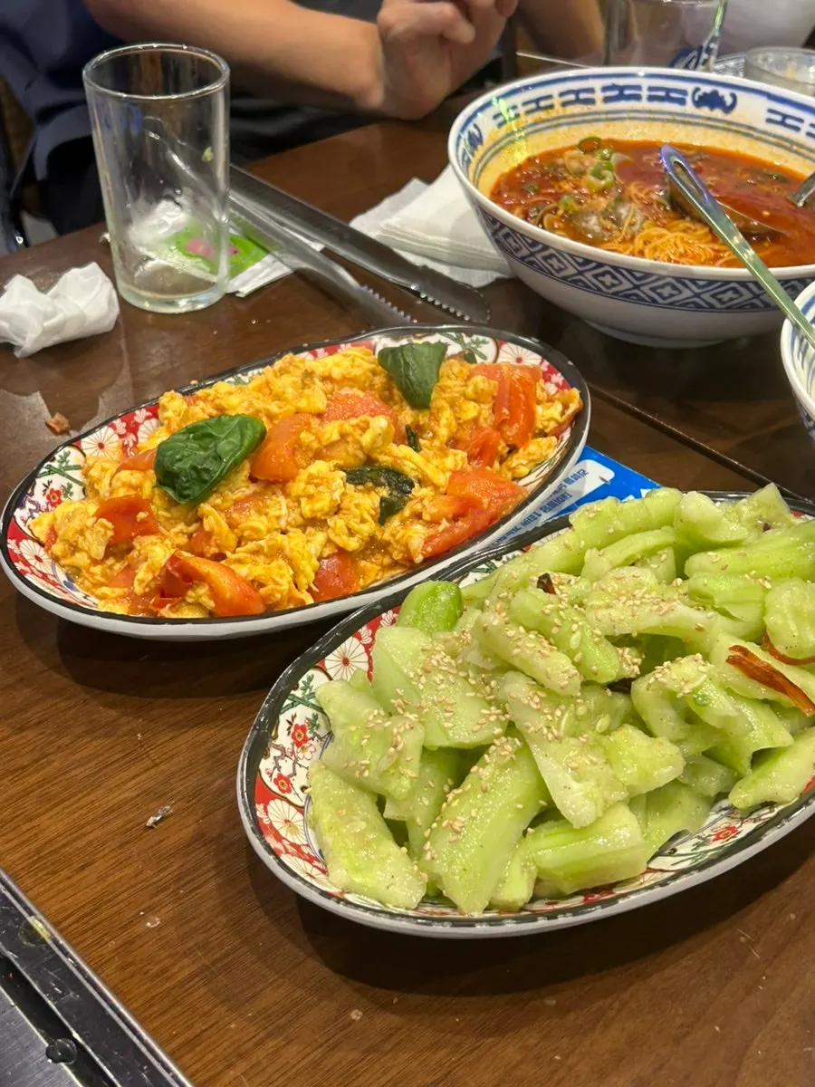 Gukje mara clam okmyeon and other dishes from a previous visit