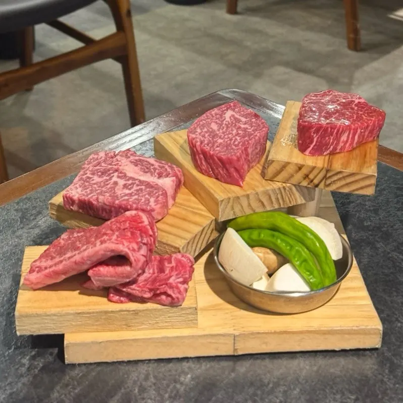 프리미엄모듬 400g 한우 구이세트 상차림