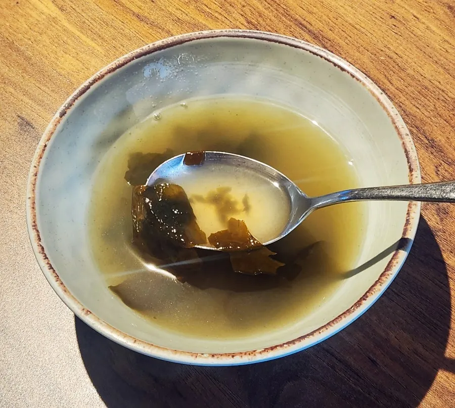 쌈무와 깻잎, 동치미 밑반찬
