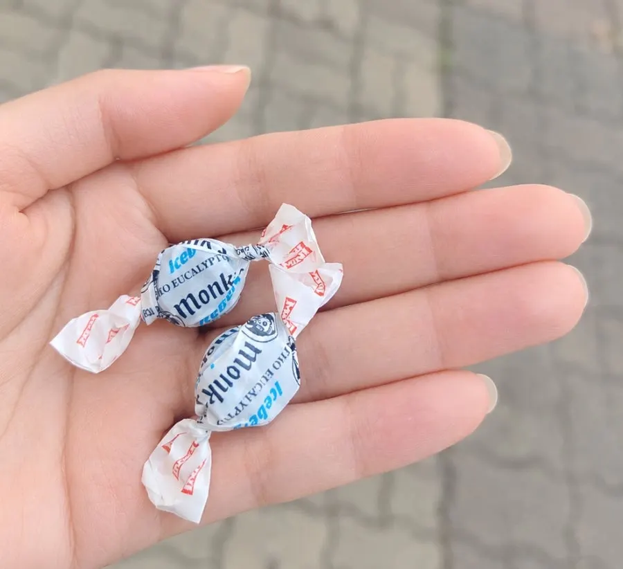 계산대 옆 입가심용 캔디