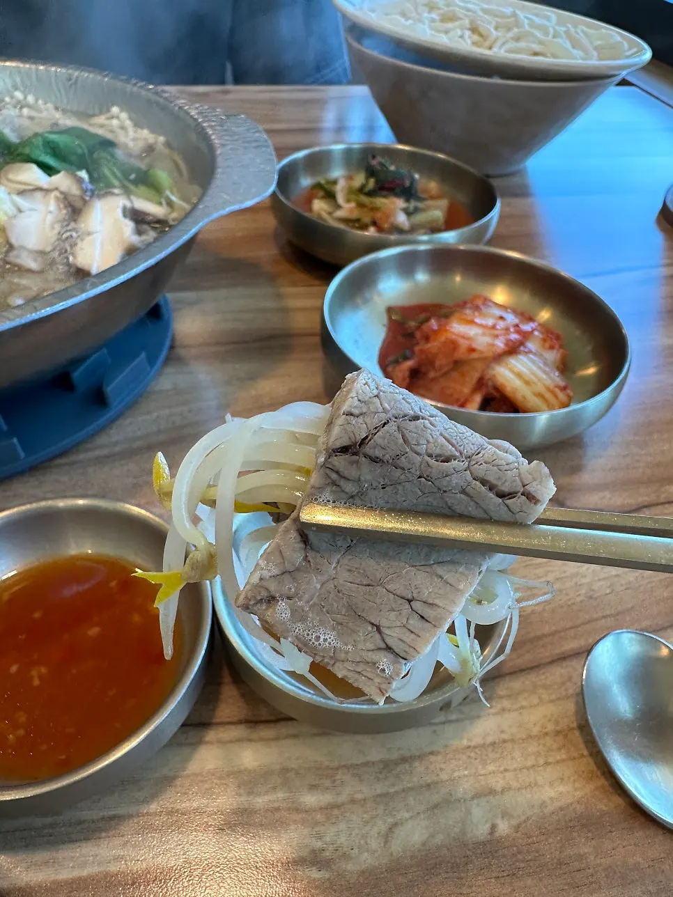 Tender, well-cooked royal rib galbi meat