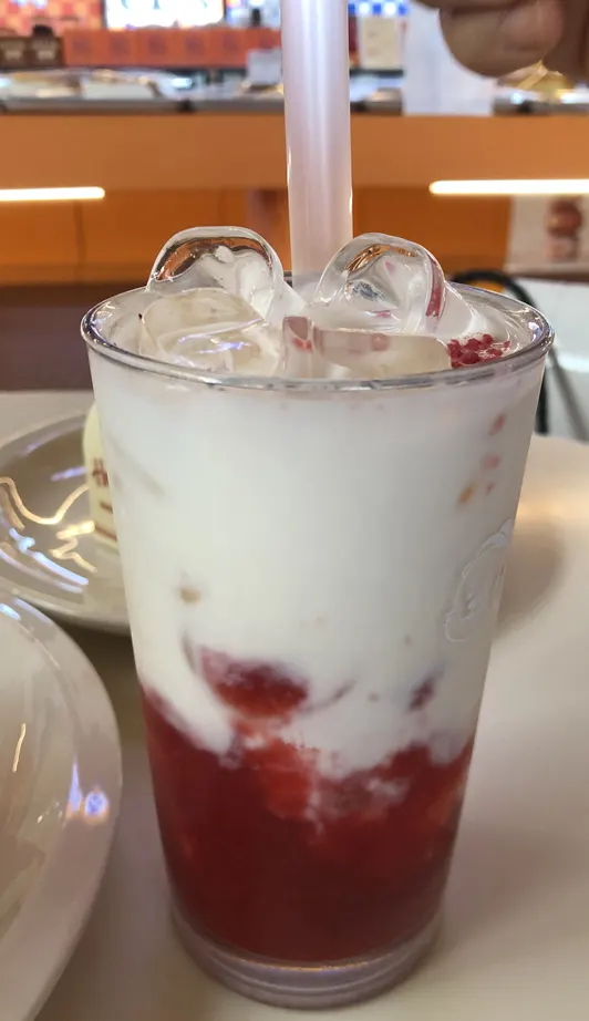 Doughnuts with different creams and toppings