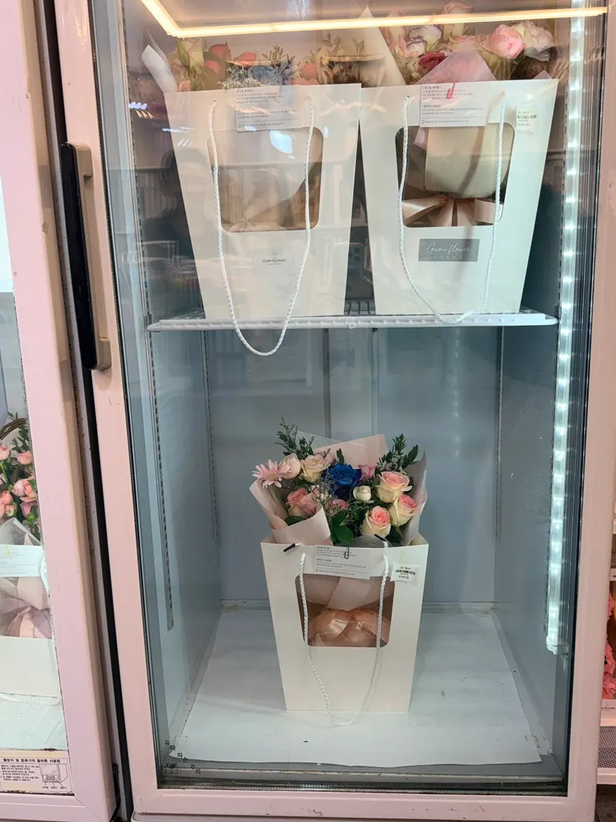 Comparing bouquet arrangements while deciding