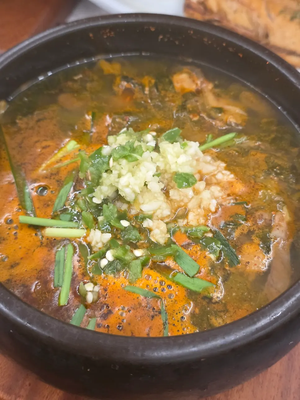 Spicy goat soup