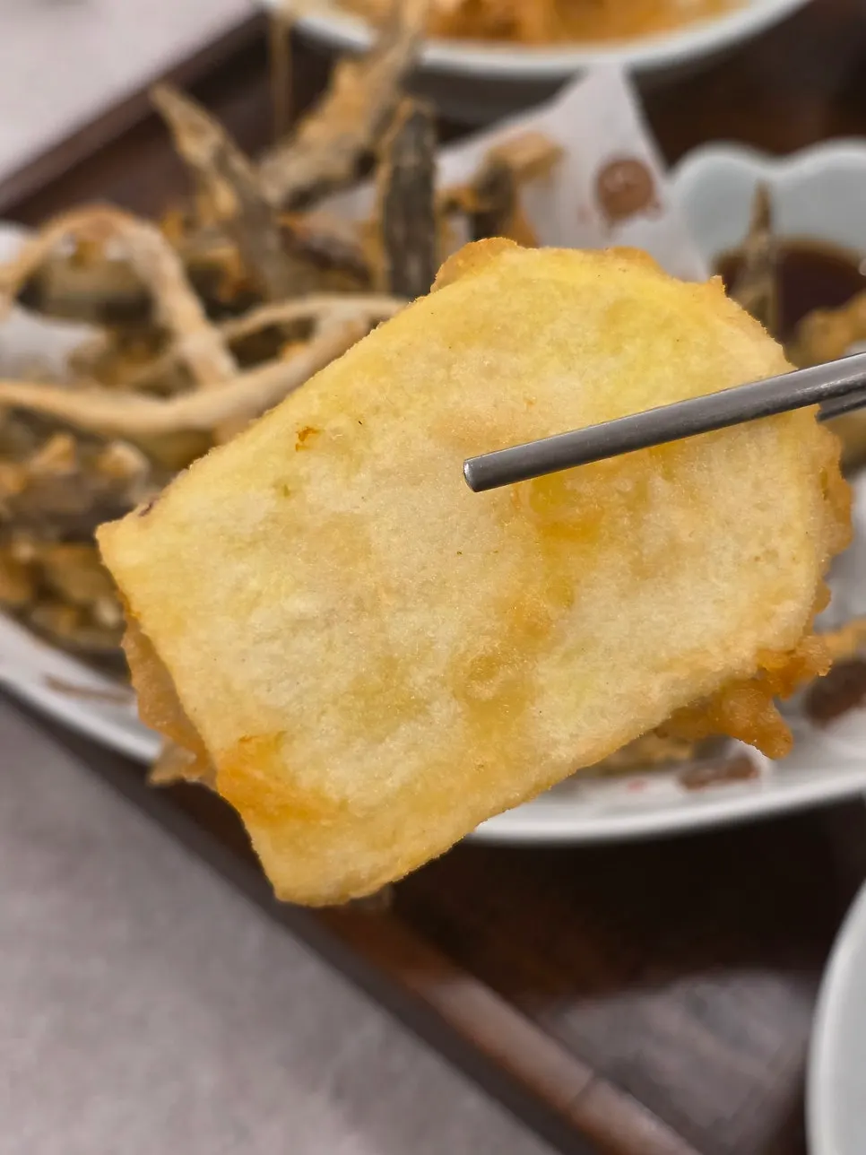 Fried loach ordered as an individual dish